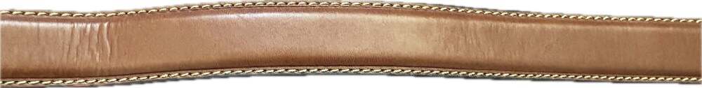 Tommy Hilfiger Men's Brown Leather Casual Belt Contrast Stitching Western Office - Picture 5 of 11